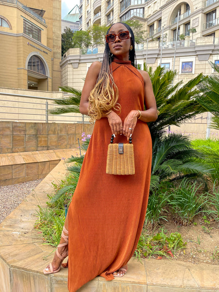 Bodre Brown Dress Ukara Bodre Brown Dress Ukara