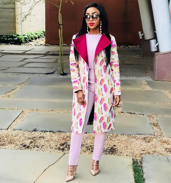 Pop Of Colour Winter Coat